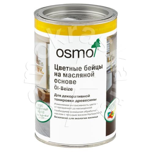 3564 Табак 1 л, серия Цветные бейцы Öl-Beize