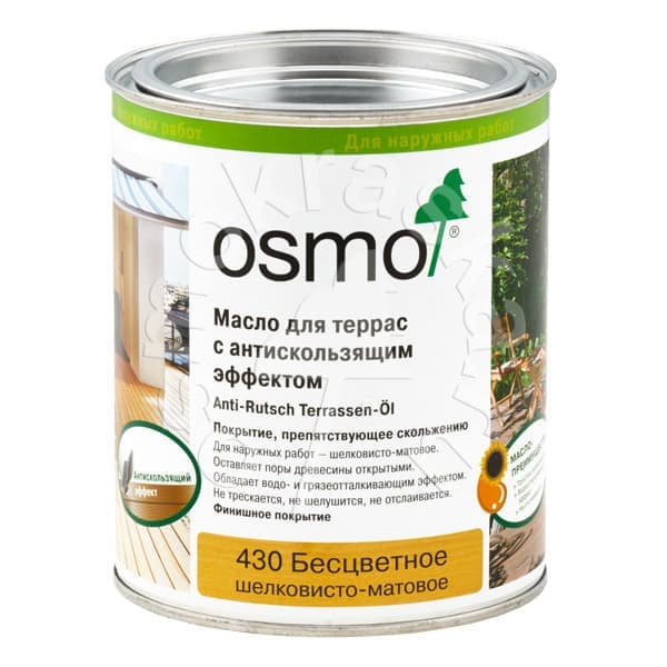 430 Бесцветное антискользящее 0,75 л, серия Масла для террас Terrassen-Öle